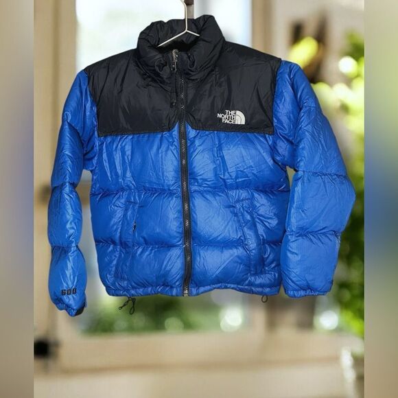 VTG The North Face 600 DOWN FILL Winter Snow Retro 1996 Nuptse Jacket Parka SZ S - Picture 2 of 9